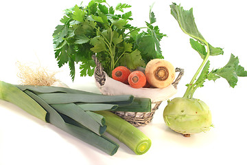 Image showing Soup vegetables