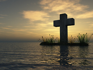 Image showing christian cross