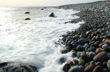 Image showing Stony beach.