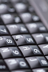 Image showing qwerty keypad from cellphone