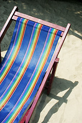 Image showing Deck chair