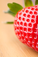 Image showing Red strawberry