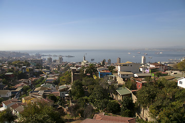 Image showing Aerial view on Valparaiso, Chile