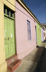 Image showing Colorful architecture of Valparaiso, Chile