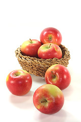 Image showing Apples in the basket