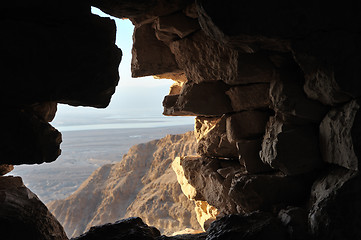 Image showing Fortress Masada in Israel