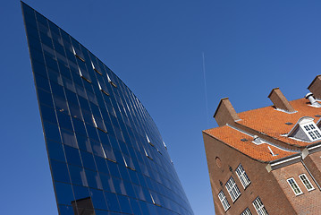 Image showing New and old hospital