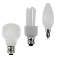 Image showing Modern light bulbs