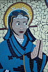 Image showing Virgin Mary Mosaic 