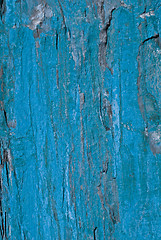 Image showing Blue painted shale stone 