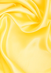 Image showing Smooth elegant golden silk 