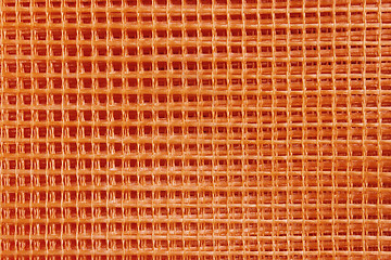 Image showing Orange plastic mesh