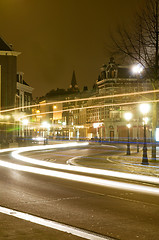 Image showing Trails of a bus in Utrecht, Netherlands