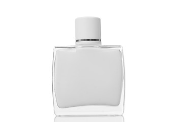 Image showing white bottle aftershave cream