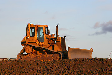 Image showing idle bulldozer