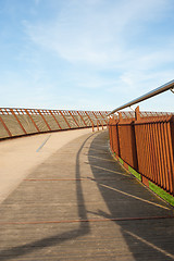 Image showing Bent bridge