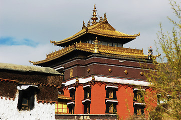 Image showing Tibetan lamasery