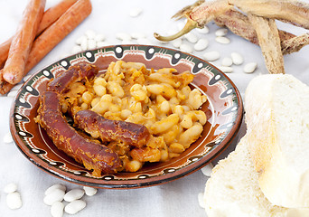 Image showing Macedonian food Tavce Gravce