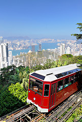 Image showing peak tram in Hong Kong