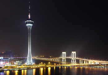 Image showing Macau at night