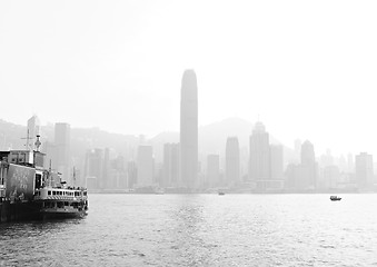 Image showing Hong Kong with heavy smog