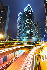 Image showing modern city at night