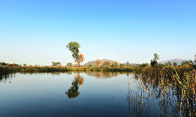 Image showing landscape of lake