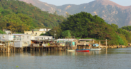 Image showing Tai O fishing village in Hong Kong