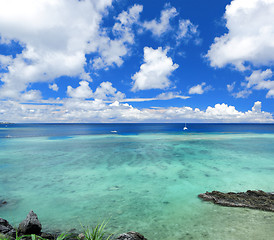 Image showing seascape in okinawa japan