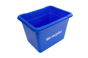 Image showing Recycle Blue Box