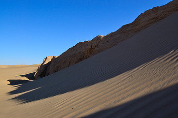 Image showing Ruins of ancient city in desert