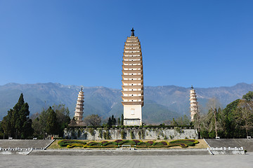 Image showing China Buddhist pagodas