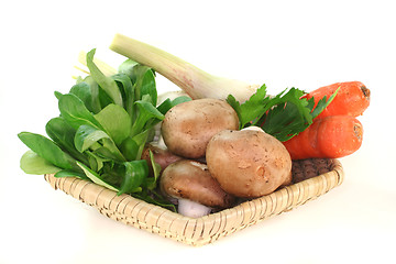 Image showing Vegetables in the basket