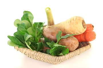 Image showing Vegetables in the basket