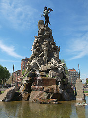 Image showing Traforo del Frejus statue, Turin