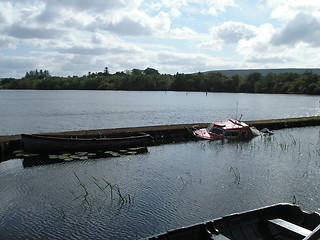 Image showing sunken boat