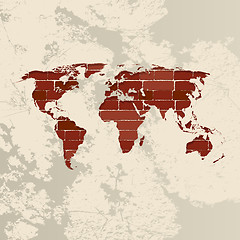 Image showing World map