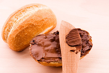 Image showing Bread with chocolate