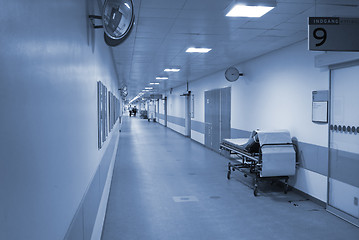 Image showing Danish hospital corridor