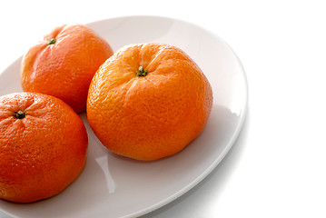 Image showing Fresh juicy tangerines