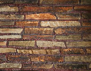 Image showing natural brick wall