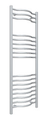 Image showing Standing chrome towel holder rack and rails