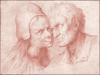 Image showing The Grotesque Lovers live trace, from Camillo Procaccini