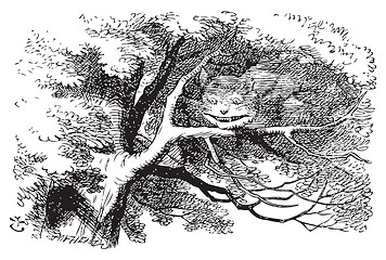 Image showing Cheshire Cat fading to smile