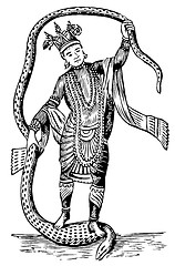 Image showing Vishnu in the 8th Avatar