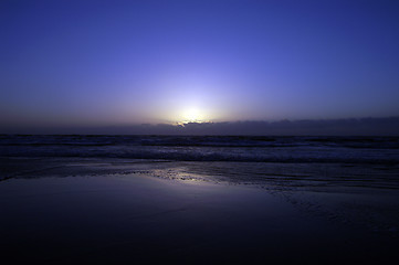 Image showing Blue sunrise