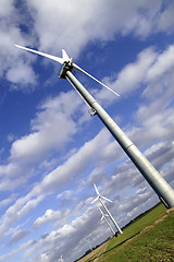 Image showing Tilted Windmill