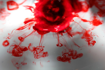 Image showing blood red