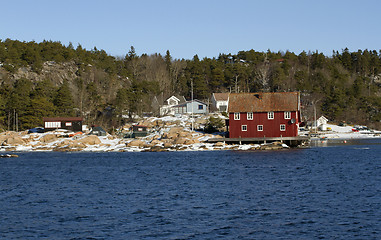 Image showing Red house