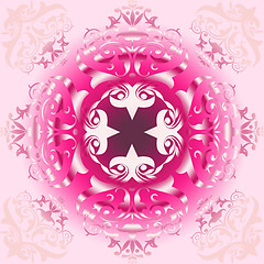 Image showing Floral pattern background